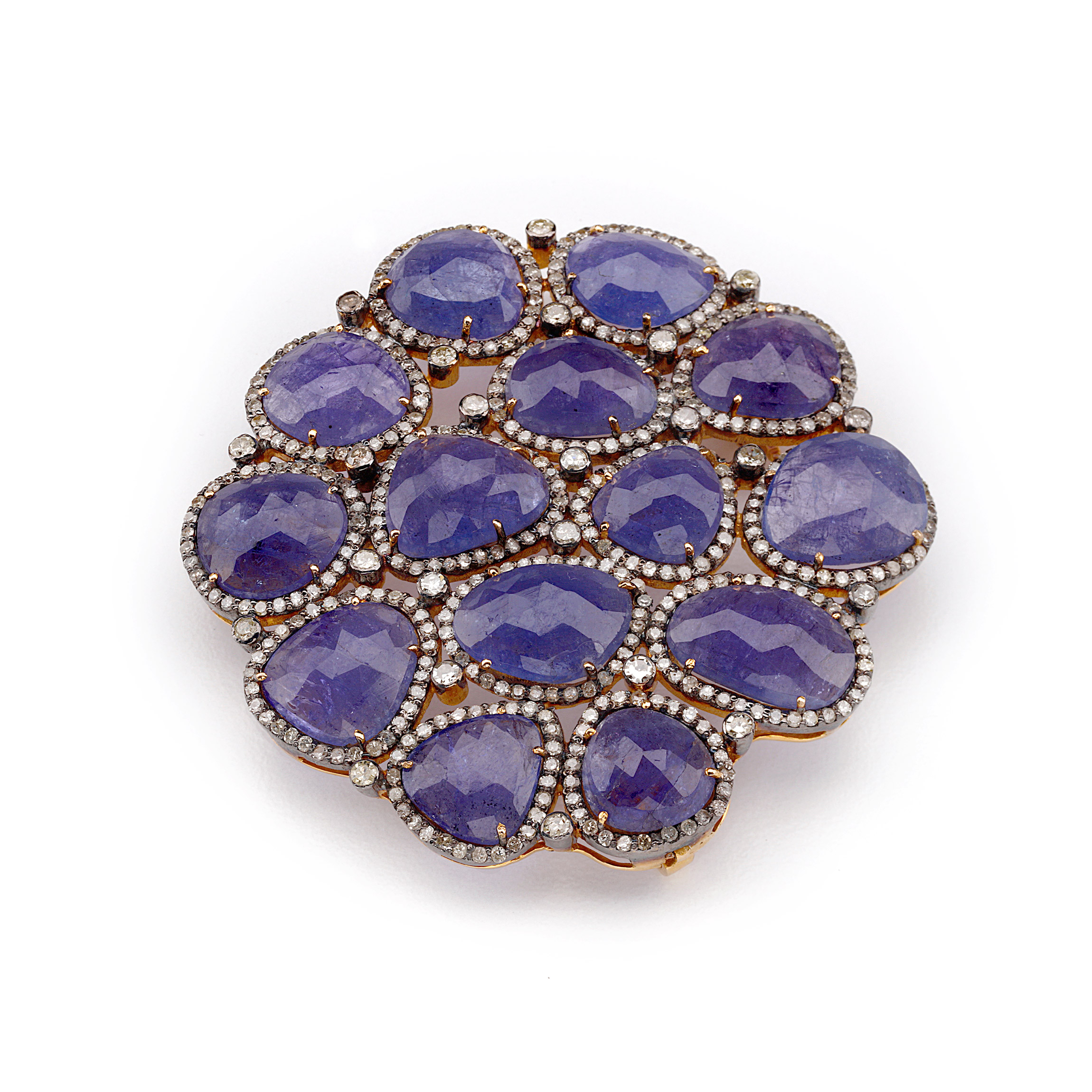 Tanzanite brooch sale